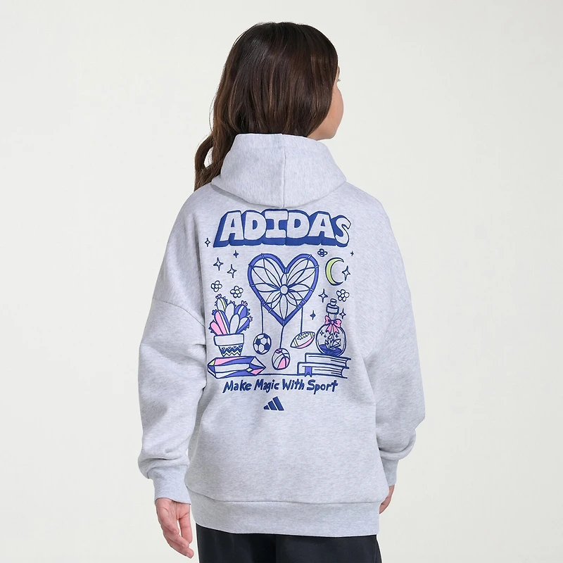 adidas Big Kid Girls Long Sleeve Active Hoodie