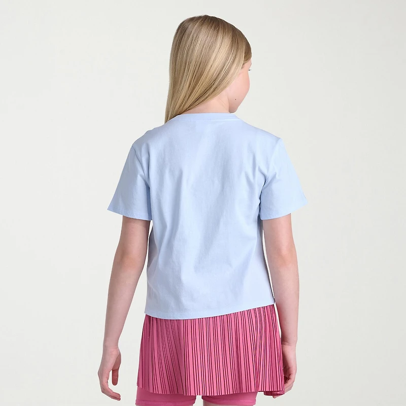 adidas Big Kid Girls Crew Neck Short Sleeve Regular Fit Graphic T-Shirt