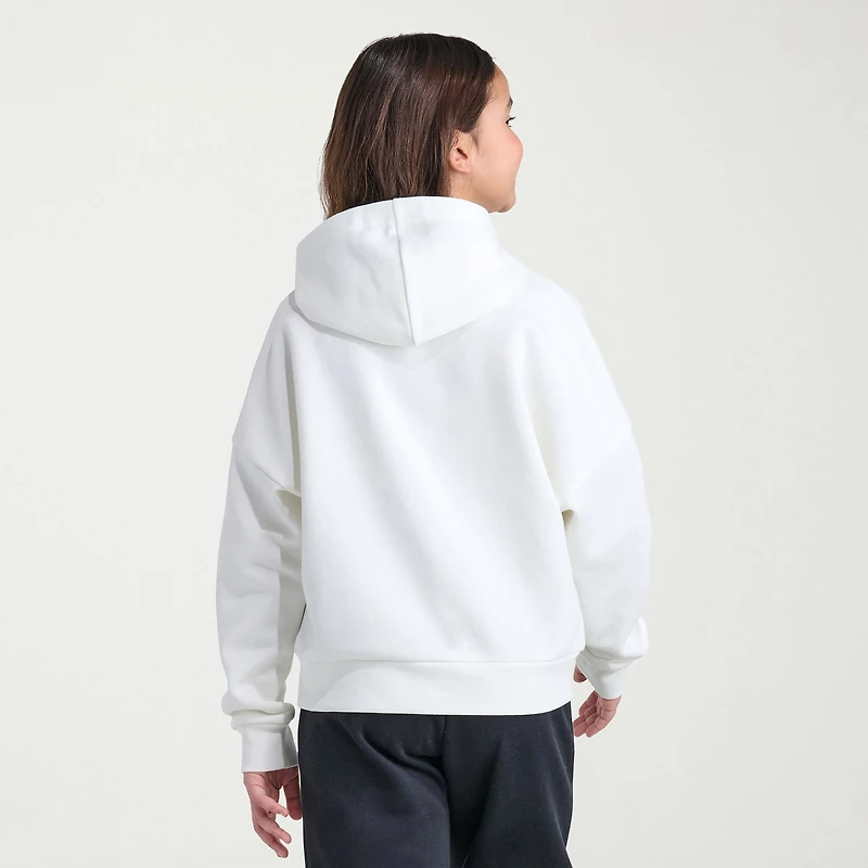 adidas Big Kid Girls Long Sleeve Active Plus Hoodie