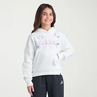 adidas Big Kid Girls Long Sleeve Active Plus Hoodie