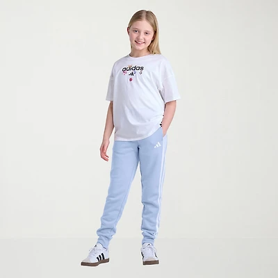 adidas Big Kid Girls Cuffed Regular Fit Jogger Pant