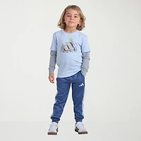adidas Little Boys 2-pc. Pant Set