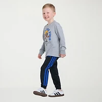 adidas Little Boys Cuffed Regular Fit Jogger Pant