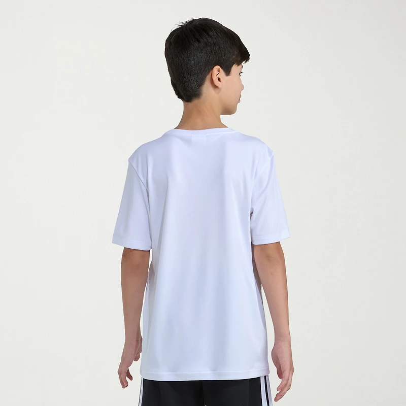adidas Big Kid Boys Crew Neck Short Sleeve Active T-Shirt