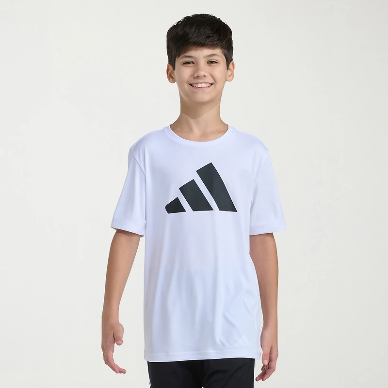 adidas Big Kid Boys Crew Neck Short Sleeve Active T-Shirt