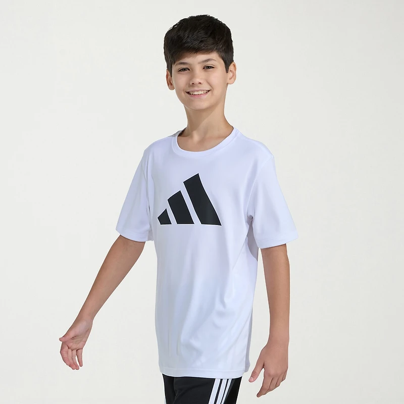 adidas Big Kid Boys Crew Neck Short Sleeve Active T-Shirt