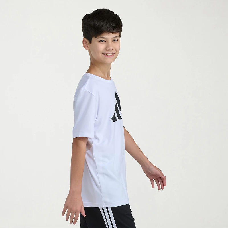 adidas Big Kid Boys Crew Neck Short Sleeve Active T-Shirt