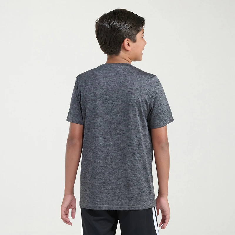 adidas Big Kid Boys Crew Neck Short Sleeve Active T-Shirt