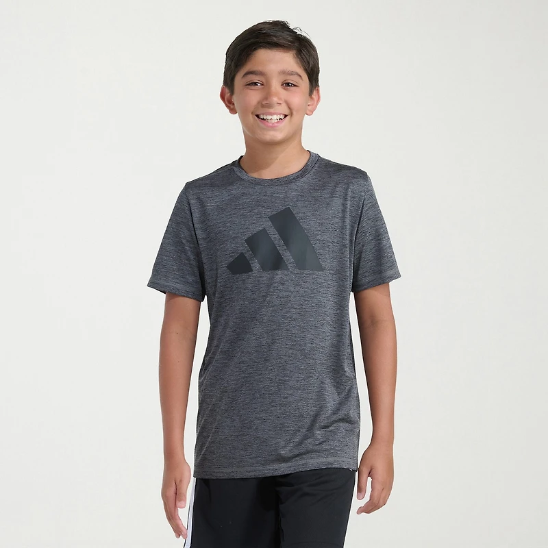 adidas Big Kid Boys Crew Neck Short Sleeve Active T-Shirt