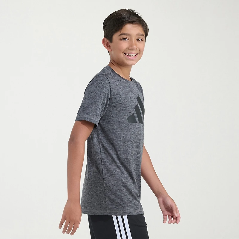 adidas Big Kid Boys Crew Neck Short Sleeve Active T-Shirt