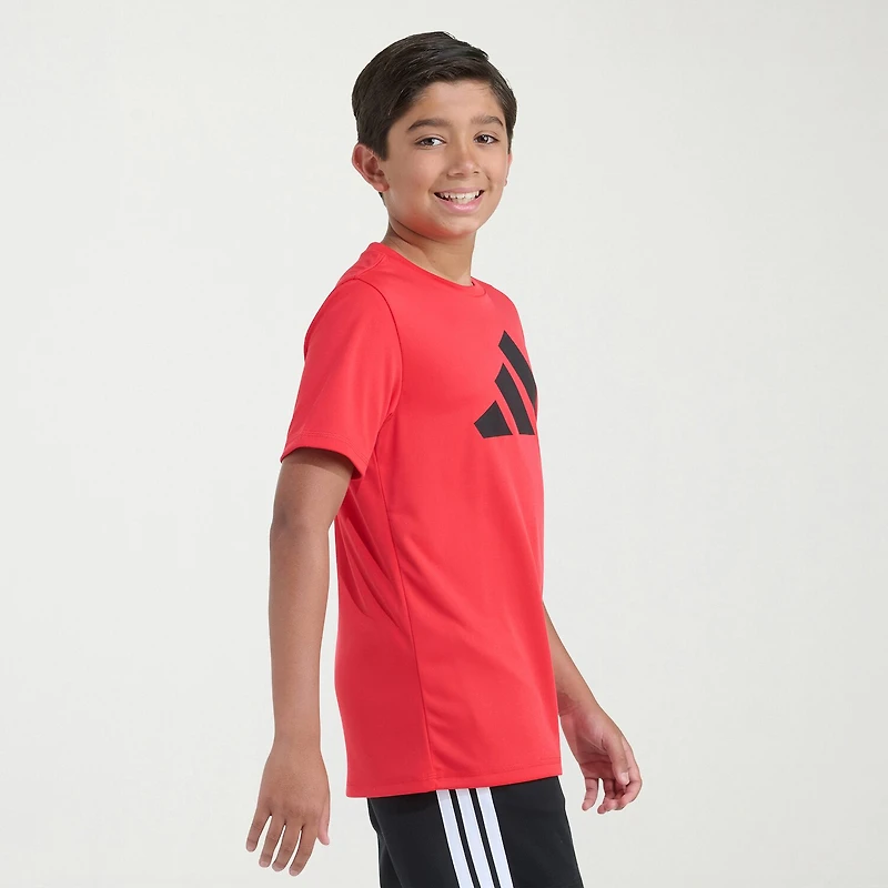 adidas Big Kid Boys Crew Neck Short Sleeve Active T-Shirt