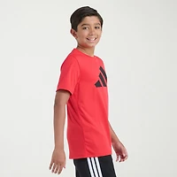 adidas Big Kid Boys Crew Neck Short Sleeve Active T-Shirt
