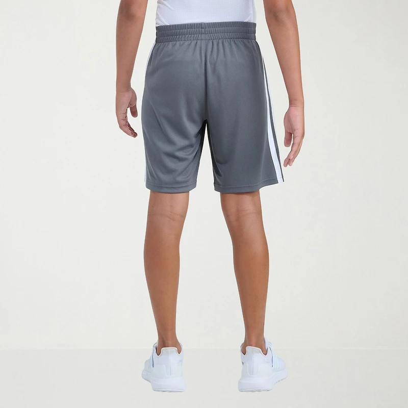 adidas Big Kid Boys Adjustable Waist Mid Rise Knit Pull-On Short