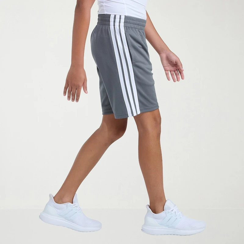 adidas Big Kid Boys Adjustable Waist Mid Rise Knit Pull-On Short