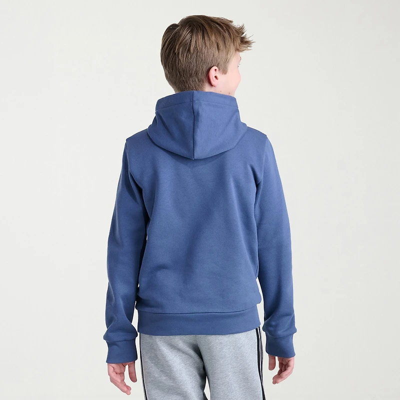 adidas Big Kid Boys Long Sleeve Fleece Active Hoodie