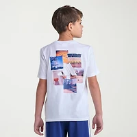 adidas Big Kid Boys Crew Neck Short Sleeve Regular Fit Graphic T-Shirt