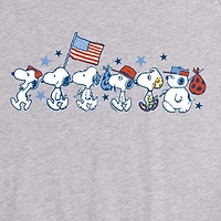 Novelty Mens Scoop Neck Sleeveless Peanuts Snoopy Tank Top