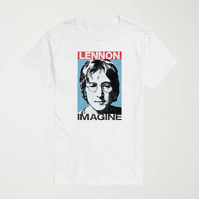 Novelty Mens Crew Neck Short Sleeve Regular Fit The Beatles Graphic T-Shirt