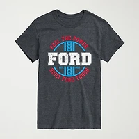 Novelty Mens Crew Neck Short Sleeve Regular Fit Graphic T-Shirt