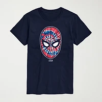 Novelty Mens Crew Neck Short Sleeve Regular Fit Marvel Spiderman Graphic T-Shirt