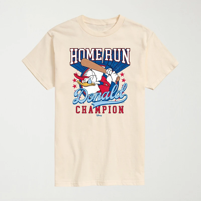 Novelty Mens Crew Neck Short Sleeve Regular Fit Donald Duck Graphic T-Shirt