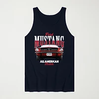 Novelty Mens Crew Neck Sleeveless Tank Top
