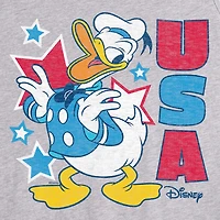 Novelty Mens Crew Neck Sleeveless Donald Duck Tank Top