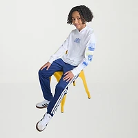 adidas Big Kid Boys Hooded Long Sleeve Regular Fit Graphic T-Shirt