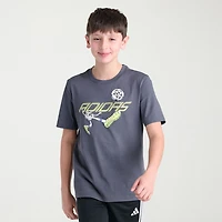 adidas Big Kid Boys Crew Neck Short Sleeve Regular Fit Graphic T-Shirt