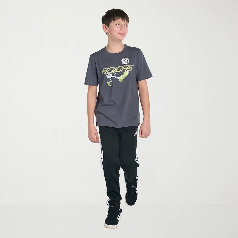 adidas Big Kid Boys Crew Neck Short Sleeve Regular Fit Graphic T-Shirt