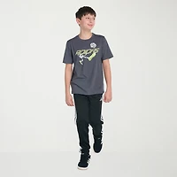 adidas Big Kid Boys Crew Neck Short Sleeve Regular Fit Graphic T-Shirt