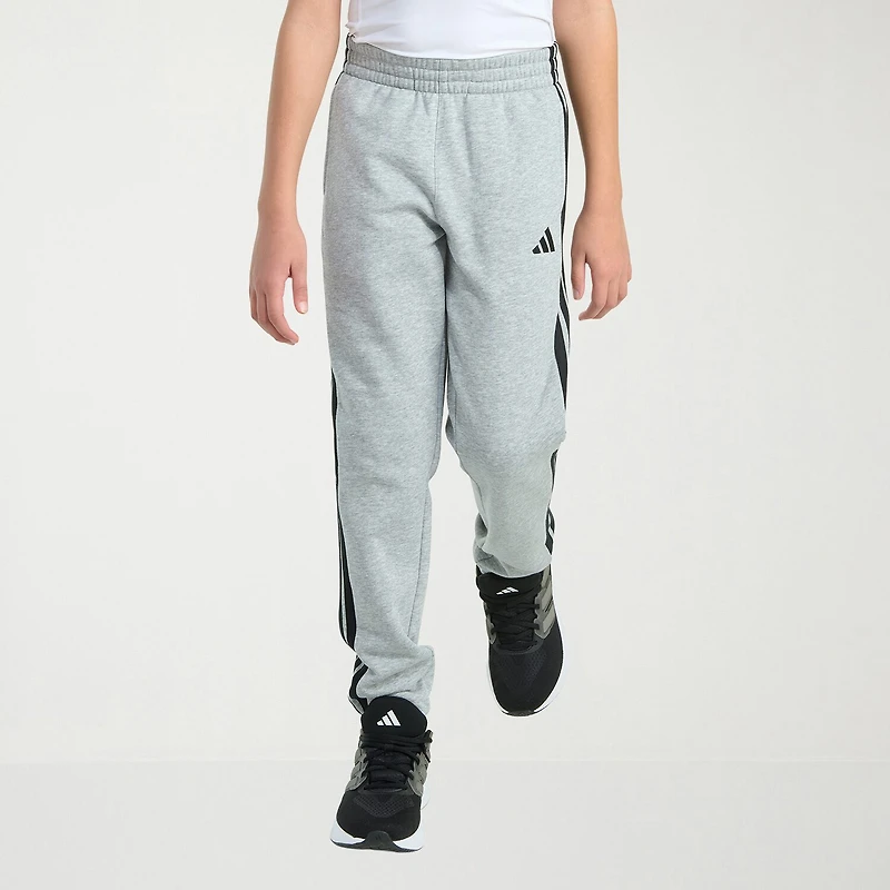 adidas Big Kid Boys Drawstring Waist Tapered Regular Fit Jogger Pant