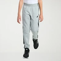 adidas Big Kid Boys Drawstring Waist Tapered Regular Fit Jogger Pant