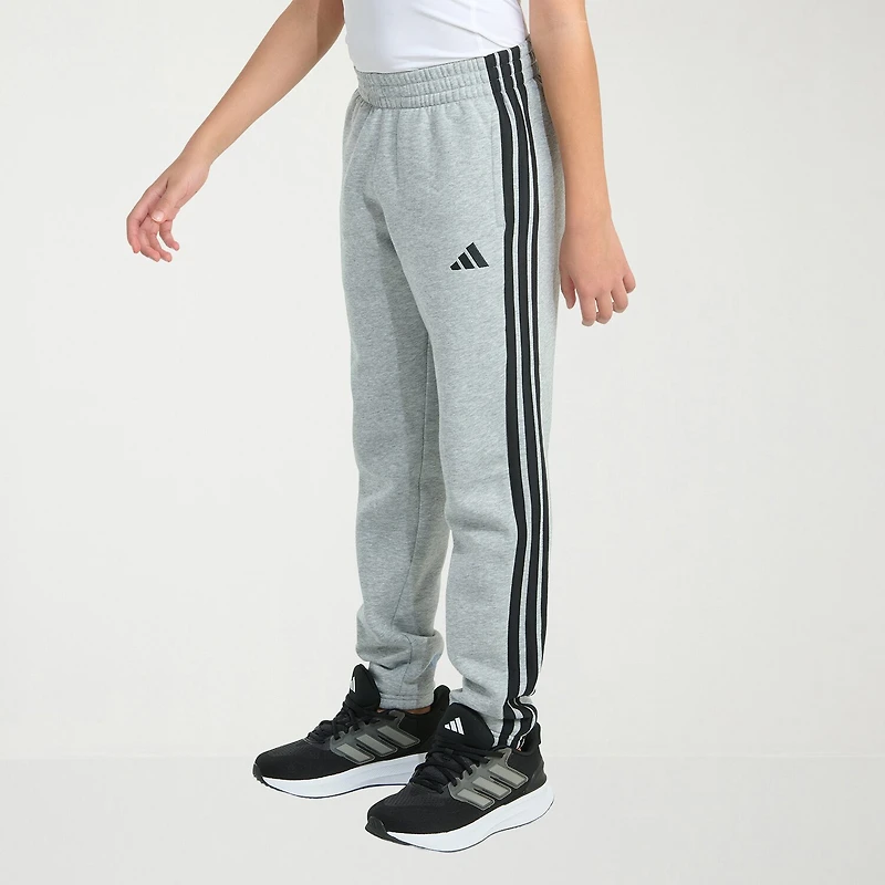 adidas Big Kid Boys Drawstring Waist Tapered Regular Fit Jogger Pant