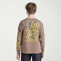 adidas Big Kid Boys Crew Neck Long Sleeve Regular Fit Graphic T-Shirt