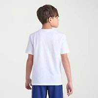 adidas Big Kid Boys Crew Neck Short Sleeve Regular Fit Graphic T-Shirt
