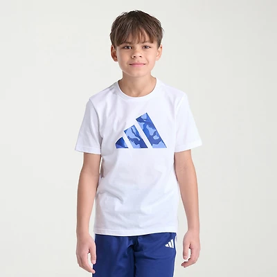 adidas Big Kid Boys Crew Neck Short Sleeve Regular Fit Graphic T-Shirt