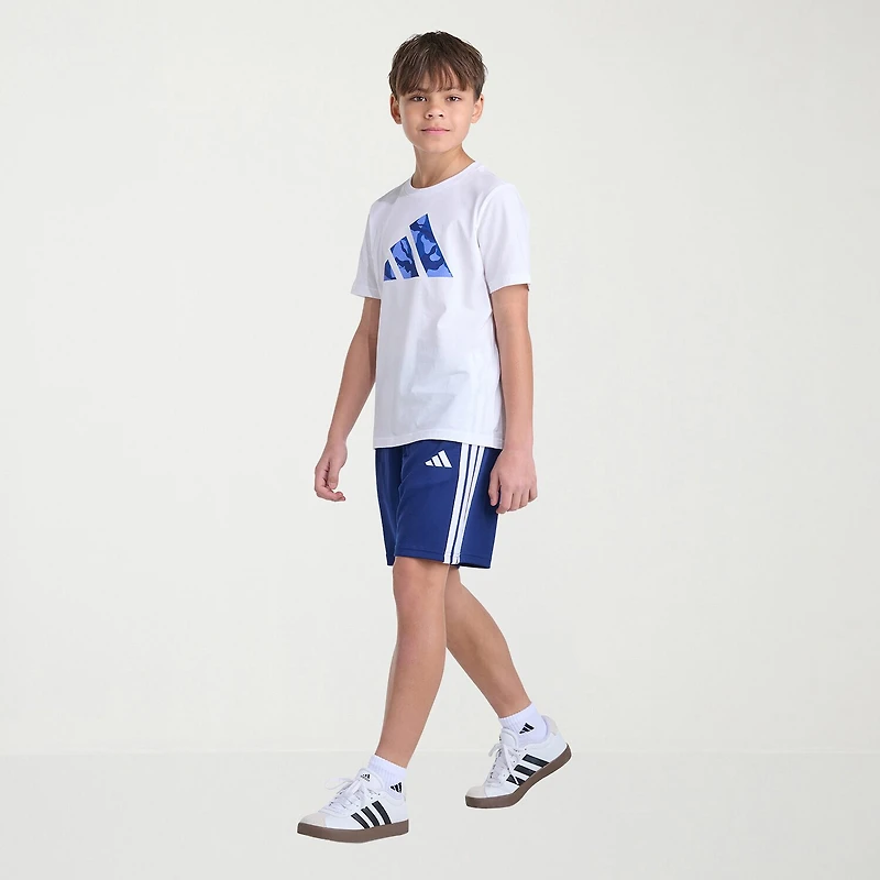 adidas Big Kid Boys Crew Neck Short Sleeve Regular Fit Graphic T-Shirt