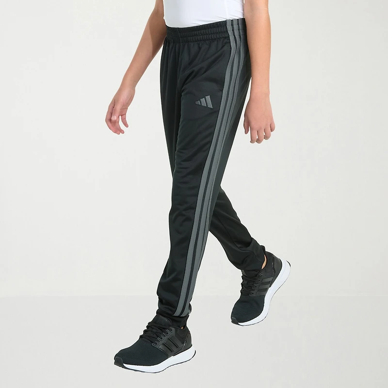 adidas Big Kid Boys Drawstring Waist Cuffed Mid Rise Regular Fit Jogger Pant