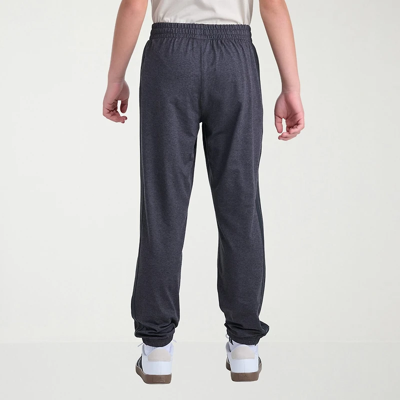 adidas Big Kid Boys Drawstring Waist Cuffed Mid Rise Regular Fit Jogger Pant