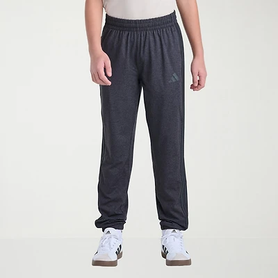 adidas Big Kid Boys DRAWSTRING WAIST Cuffed Mid Rise Regular Fit Jogger Pant