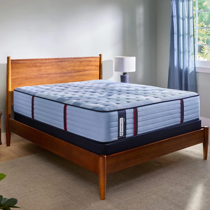Sealy Posturepedic Gatemore 14" Firm Tight Top - Mattress + Adjustable Base