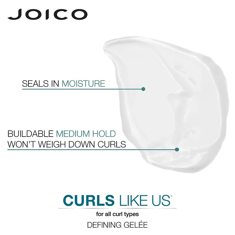 Joico Curls Like Us Define & Seal Curl Defining Gelee Hair Gel 8.5 oz.