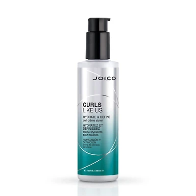 Joico Curls Like Us Hydrate & Define Curl Crème Styler Hair Cream 6.7 oz.