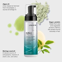 Joico Curls Like Us Smooth & Bounce Curl Hydrating Foam Hair Mousse 6.7 oz.