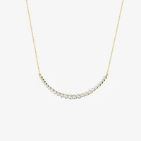 Limited Quantities! (F / Si1) Womens 1 CT. T.W. Lab Grown White Diamond 14K Gold Over Silver 18 Inch Pendant Necklace
