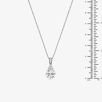 Limited Quantities! (F / Si1) Womens 1/ CT. T.W. Lab Grown White Diamond Sterling Silver 18 Inch Pendant Necklace