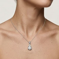 Limited Quantities! (F / Si1) Womens 1/ CT. T.W. Lab Grown White Diamond Sterling Silver 18 Inch Pendant Necklace