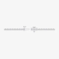 Limited Quantities! (F / Si1) Womens White Diamond Sterling Silver 18 Inch Tennis Necklace
