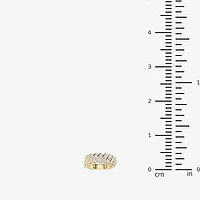 Limited Quantities! (F / Si1) Womens 3.5MM CT. T.W. Lab Grown White Diamond 14K Gold Over Silver Band